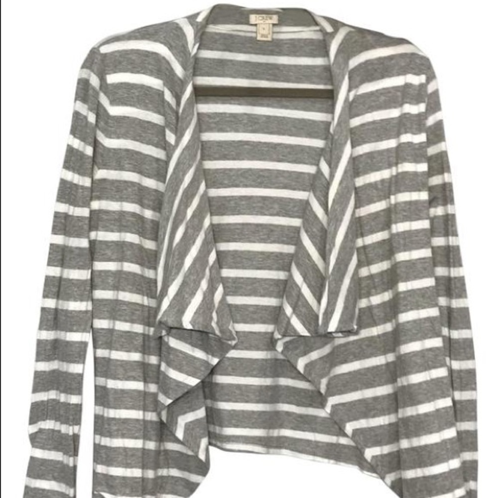 J.Crew striped cardigan